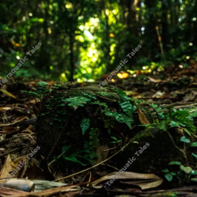 resilient-ferns-on-mossy-forest-stone-at-mount-harriet