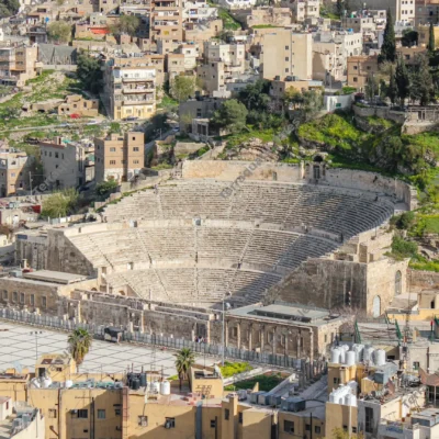 elevated-medium-shot-of-the-roman-theater-and-hashemite-plaza-in-amman-jordan