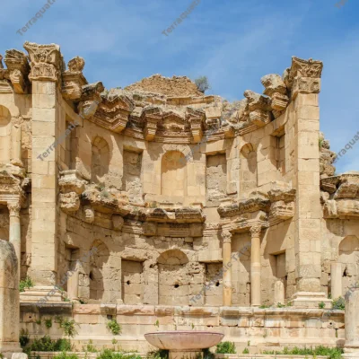 nymphaeum-fountain-facade-jerash