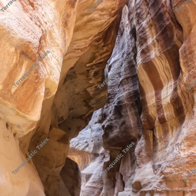 narrow-sandstone-canyon-walls-with-layered-rock-in-jordan